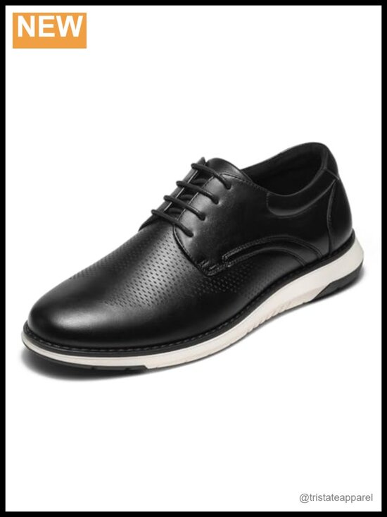 Men\'s Dress Sneakers Oxford Wingtip Breathable Comfortable Non Slip Work Wedding main image 6